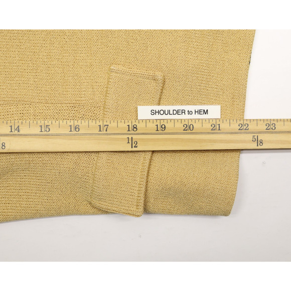 St. John by Marie Gray Women's Knit Jacket Yellow Tan Contrast Animal Print Sz 6 - Picture 6 of 10